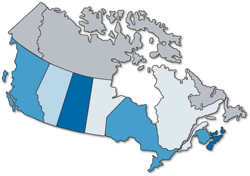 Canada+map