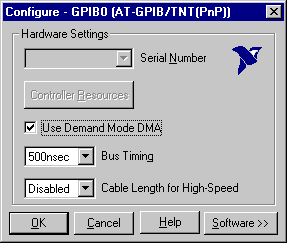gpib serial number